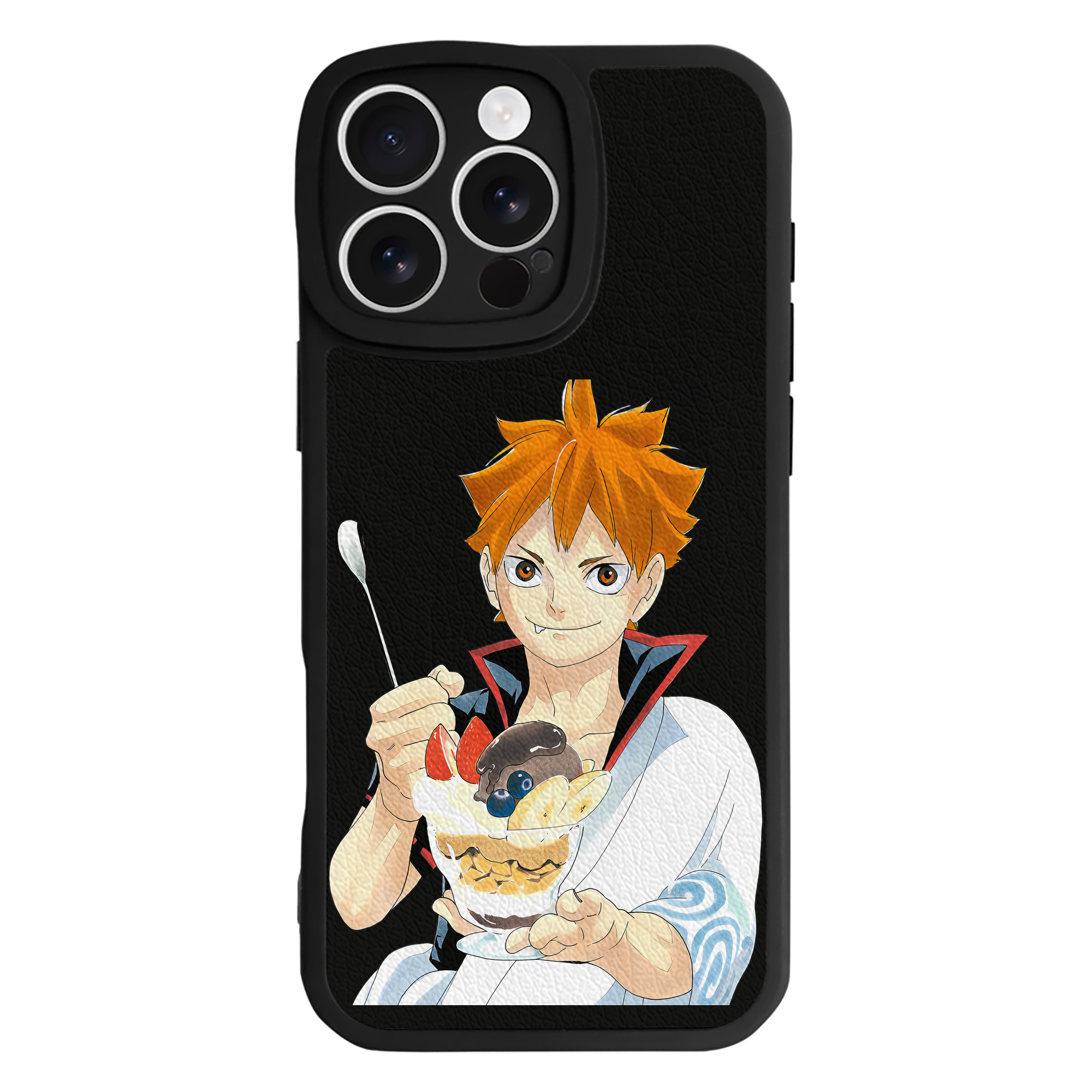 （画像用） ハイキュー!! Haikyu!! 【iPhone 16シリーズ対応】シリコンスマホケース（レザー調） 材質：シリコン